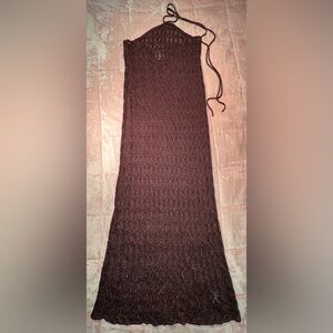 Elegant Brown Summer Dress